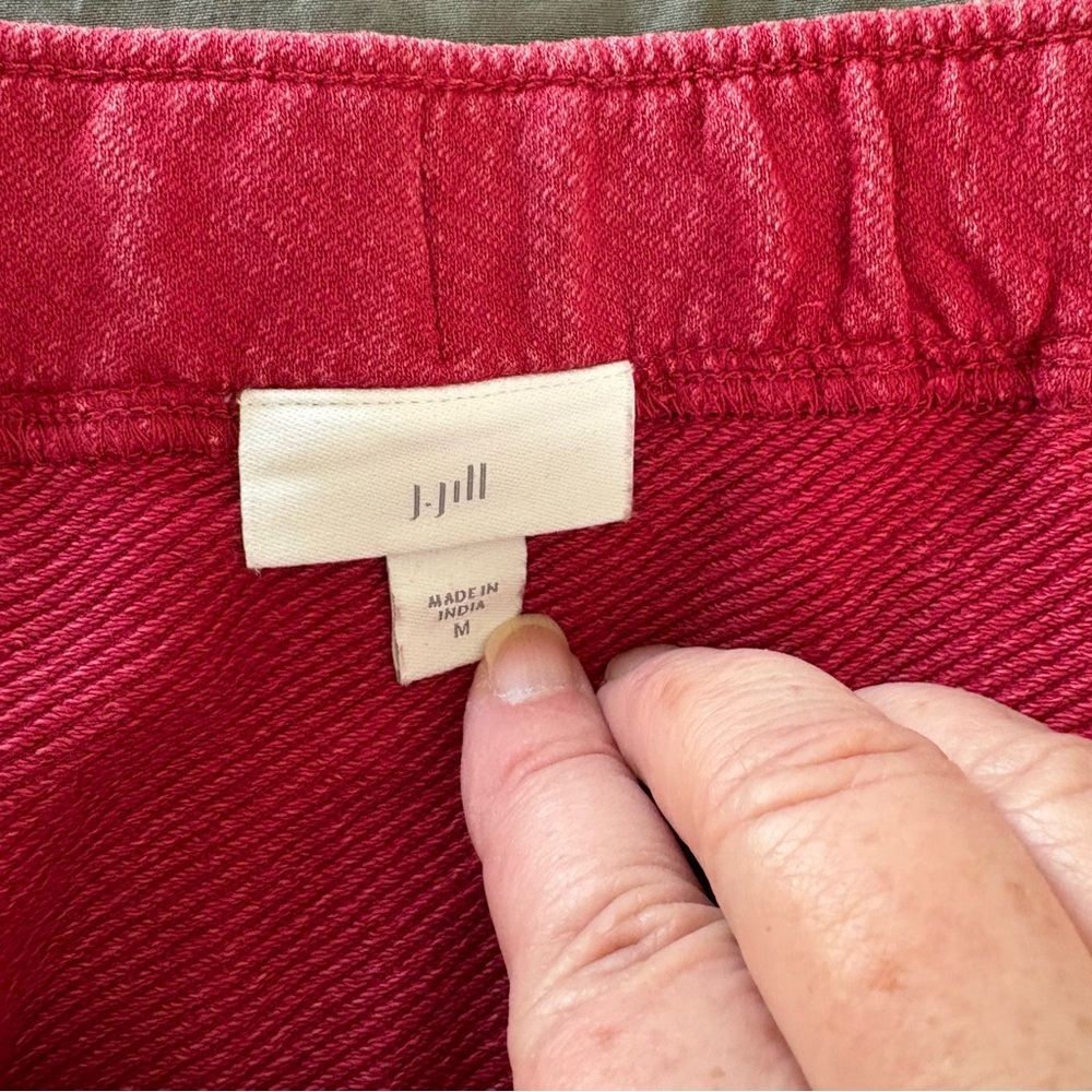 J. Jill Cotton Terry Pull On Elastic Skirt. Size Medium. - Picture 6 of 11